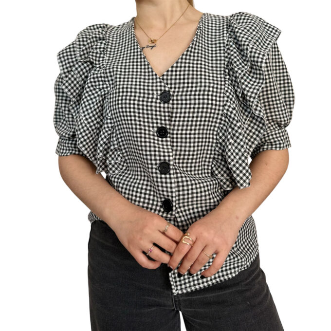 Blusa Folhos